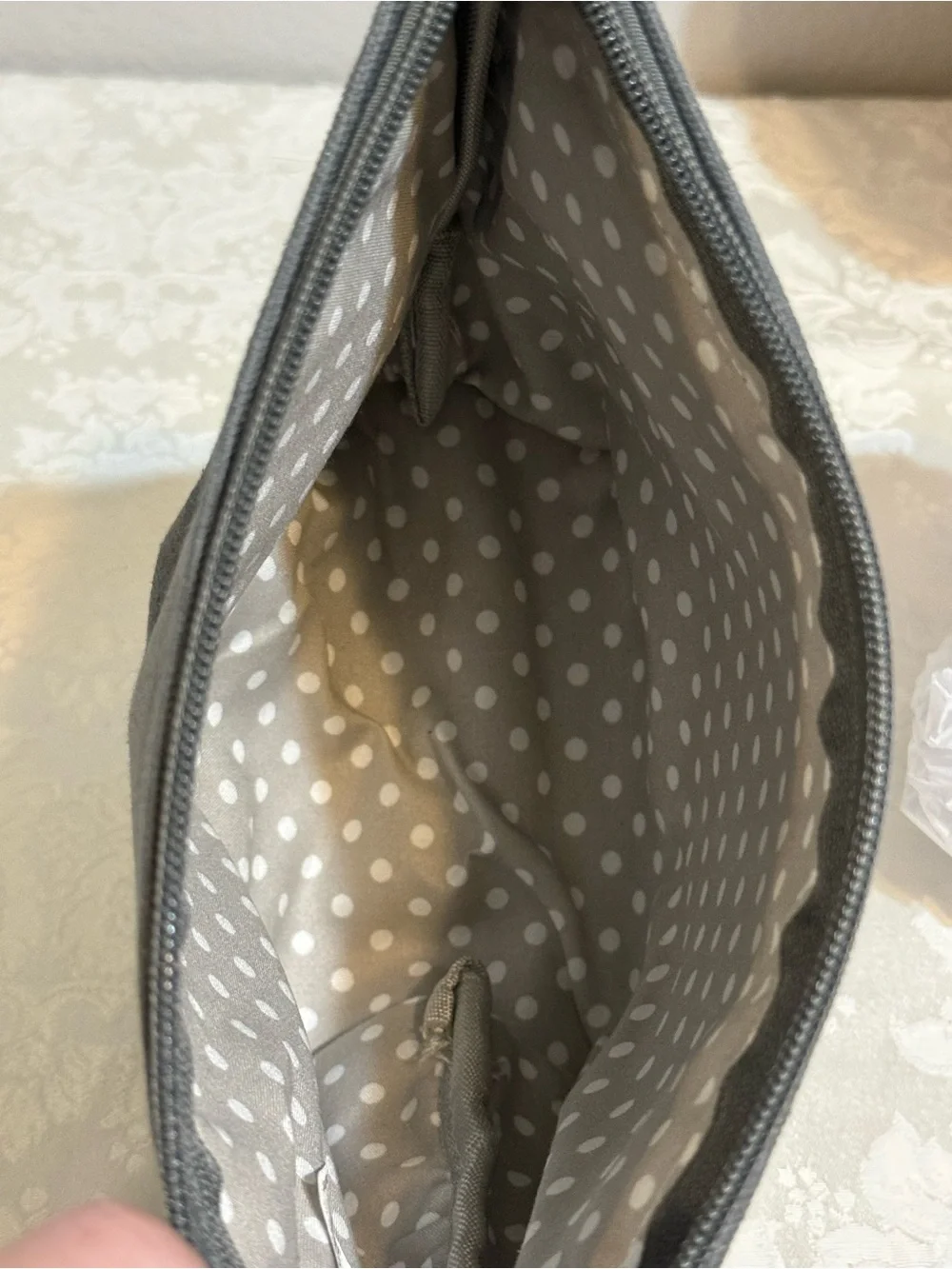 Crazy Cat Lady Makeup Cosmetic Grey Pink Zipper Bag New